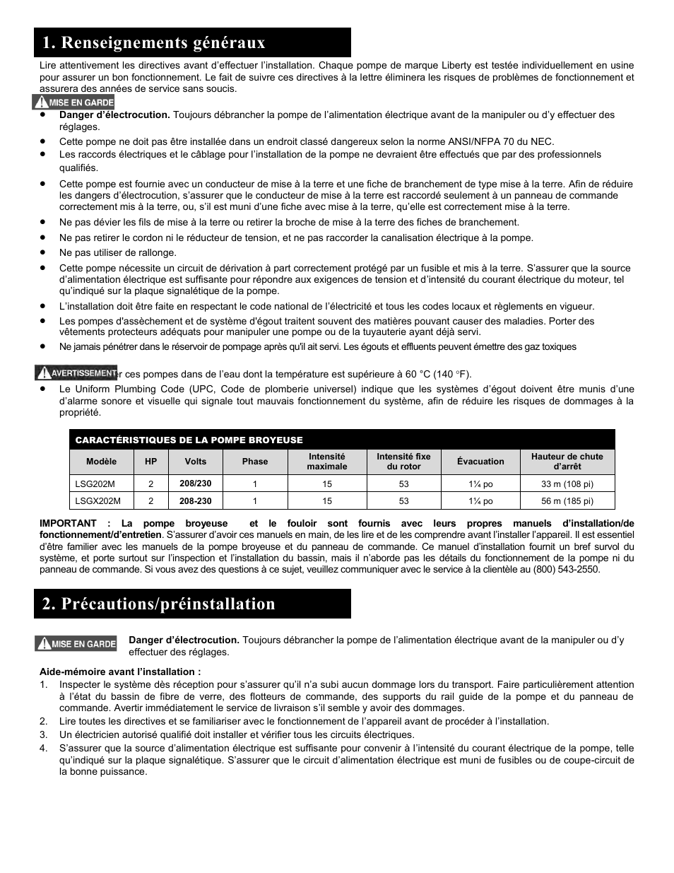 Liberty Pumps 2448-Series User Manual | Page 10 / 12