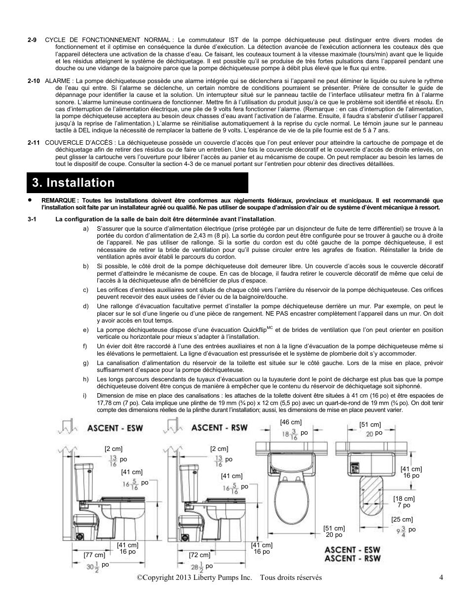 Installation | Liberty Pumps Ascent II User Manual | Page 40 / 55