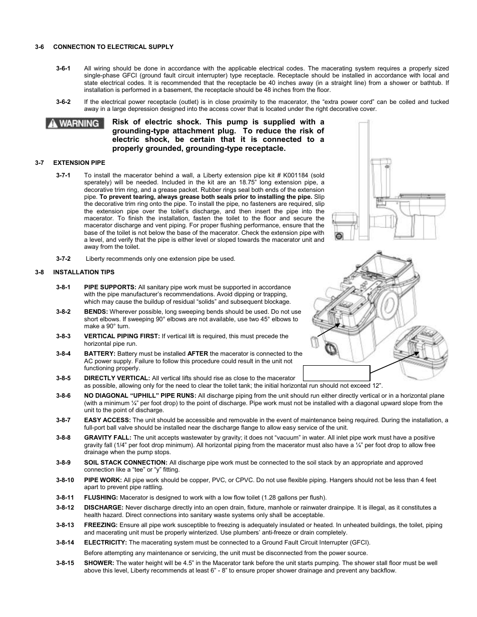 Liberty Pumps Ascent II User Manual | Page 8 / 55