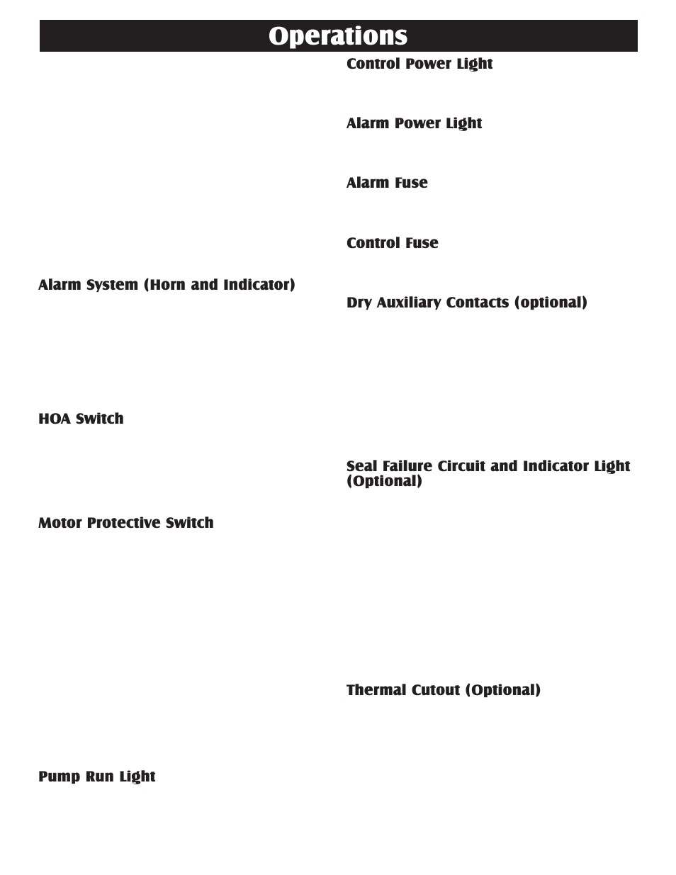 Operations | Liberty Pumps SX-Series User Manual | Page 10 / 12