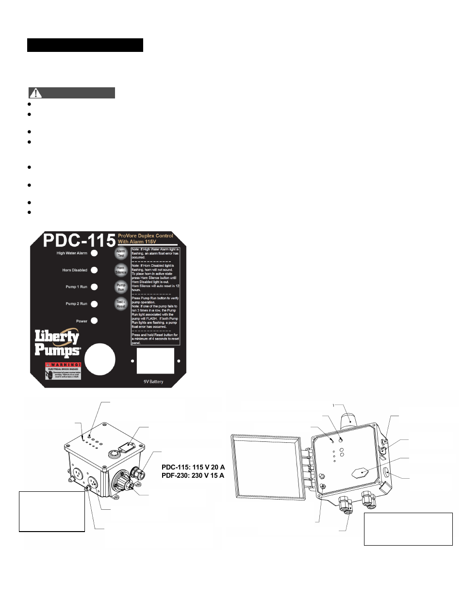 Información general | Liberty Pumps PDC-Series User Manual | Page 8 / 20