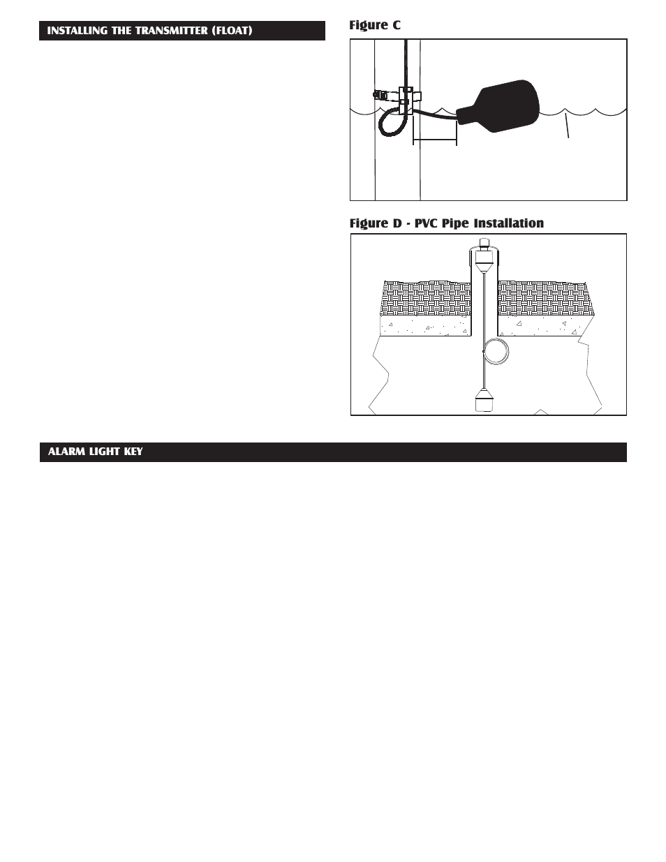 Figure d - pvc pipe installation figure c | Liberty Pumps ALM-2R User Manual | Page 3 / 12