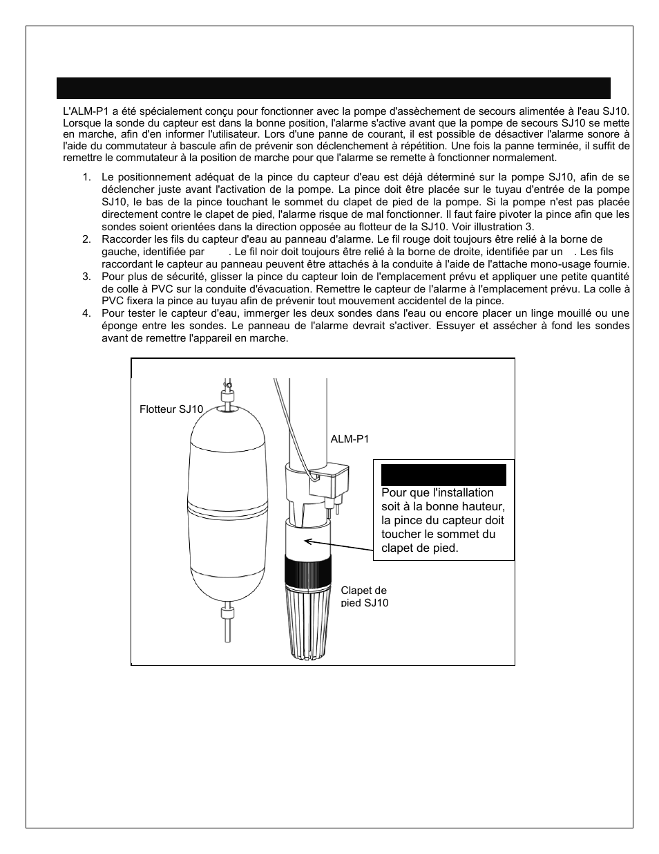 Important | Liberty Pumps ALM-P1 User Manual | Page 10 / 12