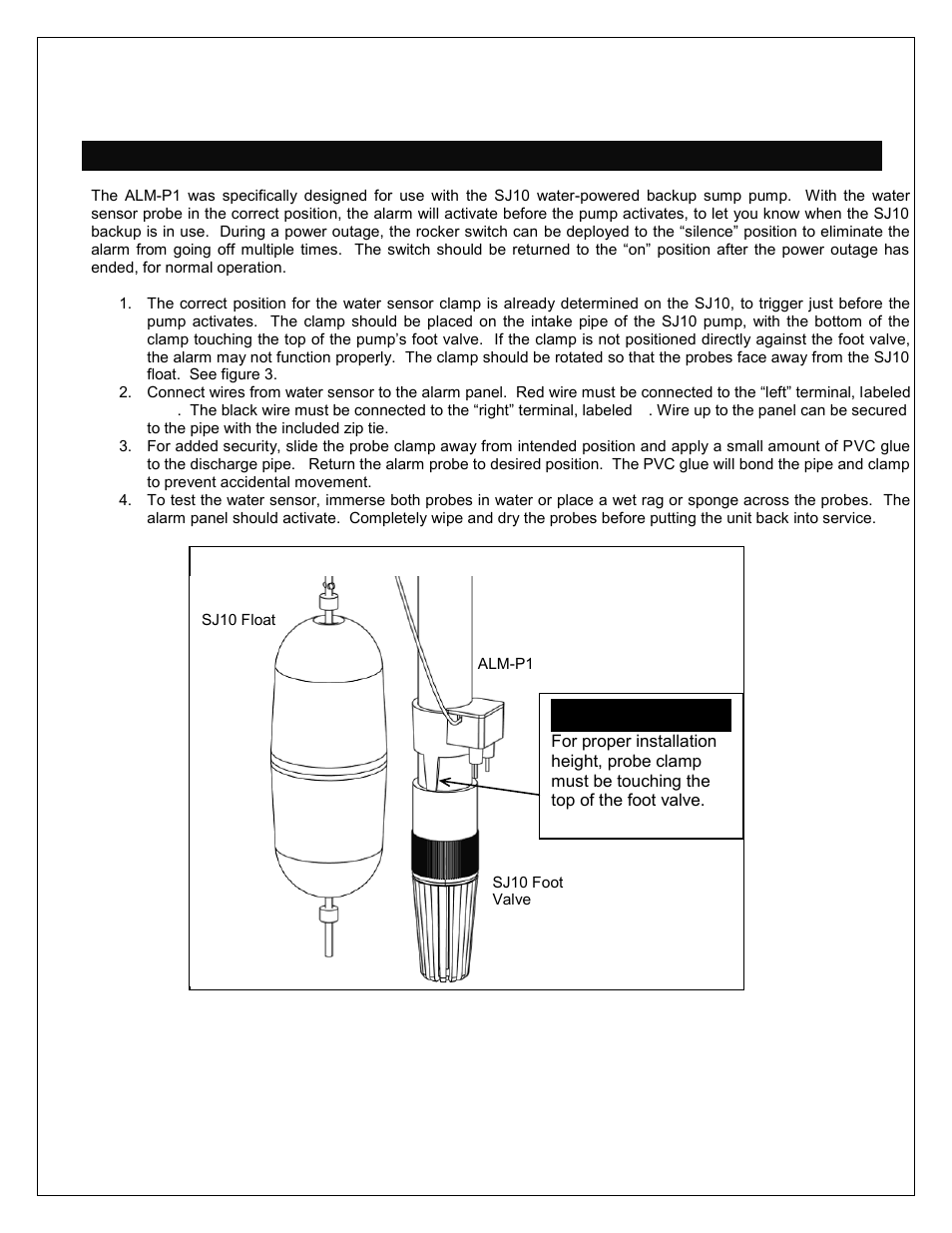 Important | Liberty Pumps ALM-P1 User Manual | Page 2 / 12