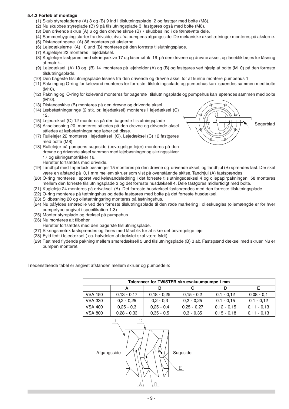 Elmo Rietschle S-VSA User Manual | Page 47 / 68