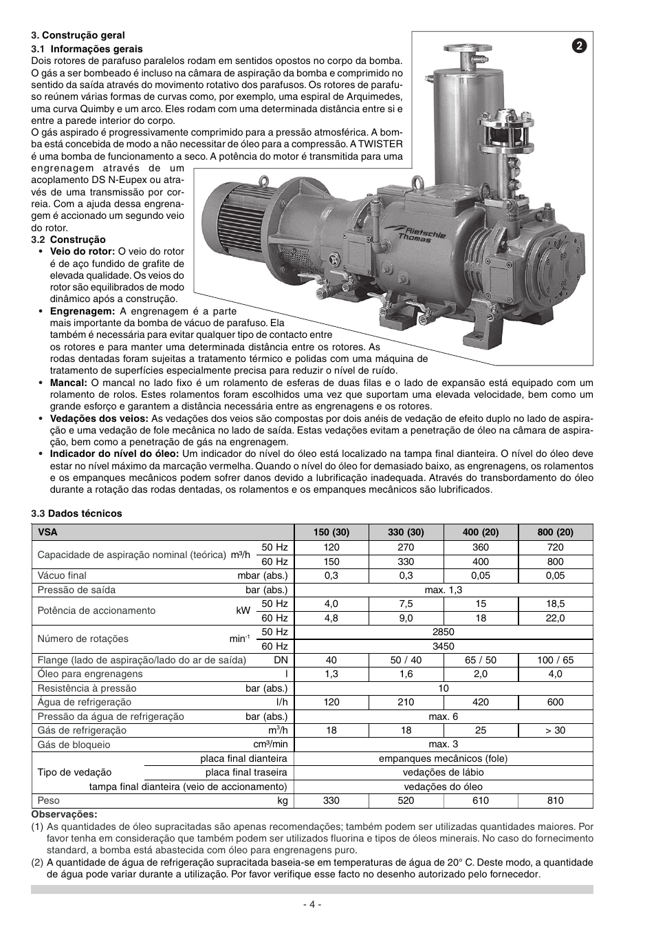 Elmo Rietschle S-VSA User Manual | Page 52 / 68