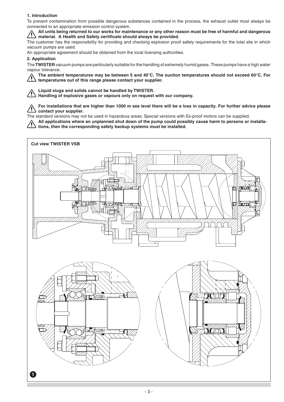 Elmo Rietschle S-VSB User Manual | Page 3 / 12