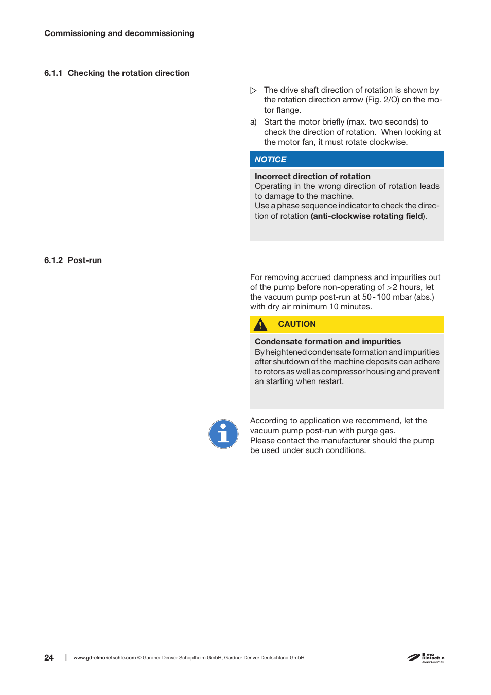 Elmo Rietschle S-VSI 300(42) User Manual | Page 24 / 38
