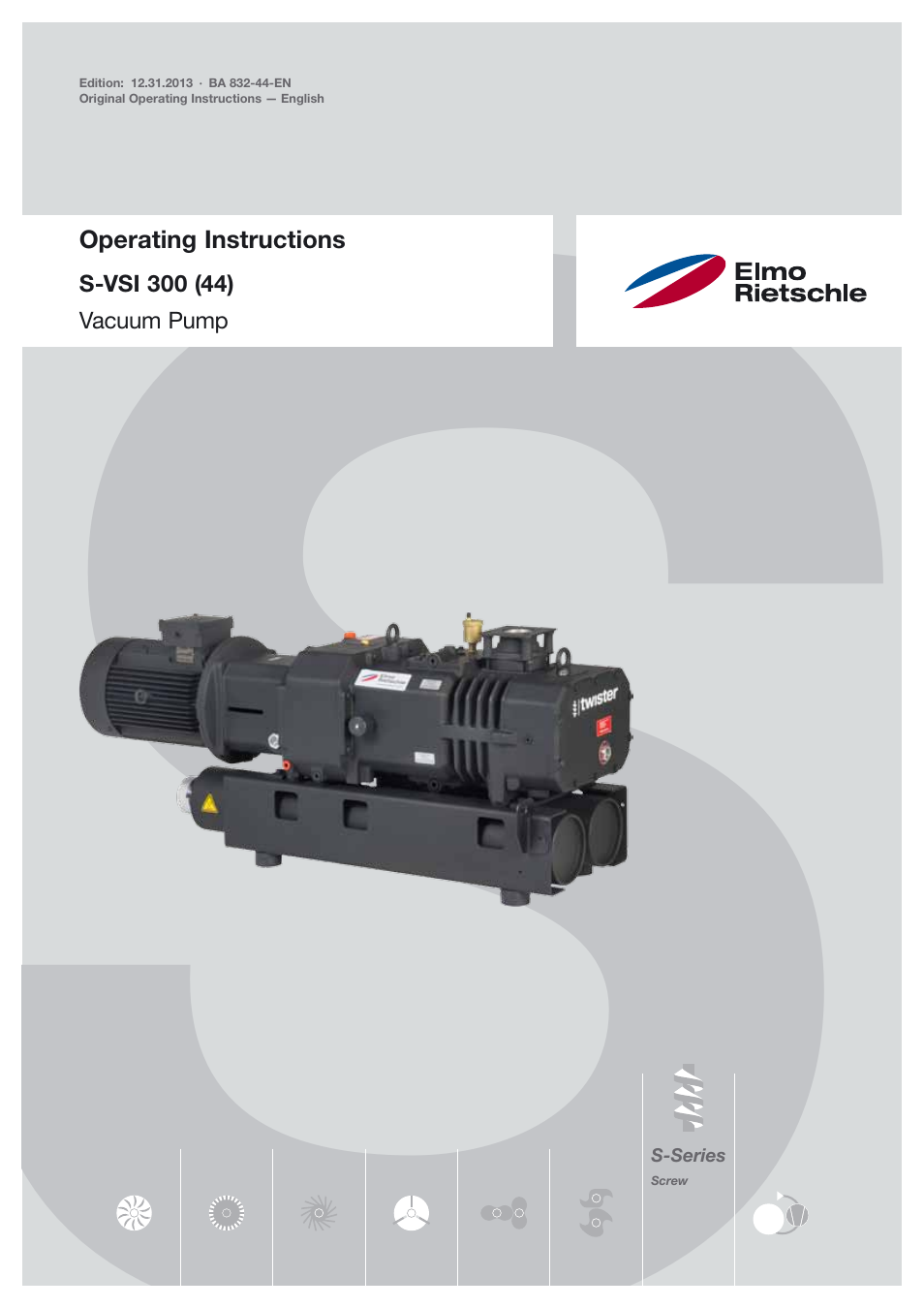 Elmo Rietschle S-VSI 300(44) User Manual | 36 pages