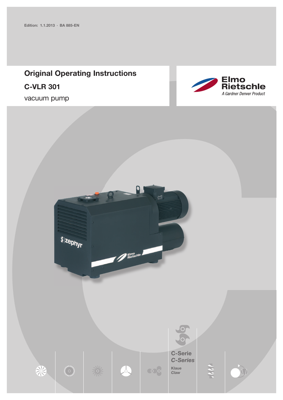 Elmo Rietschle C-VLR 301 User Manual | 30 pages