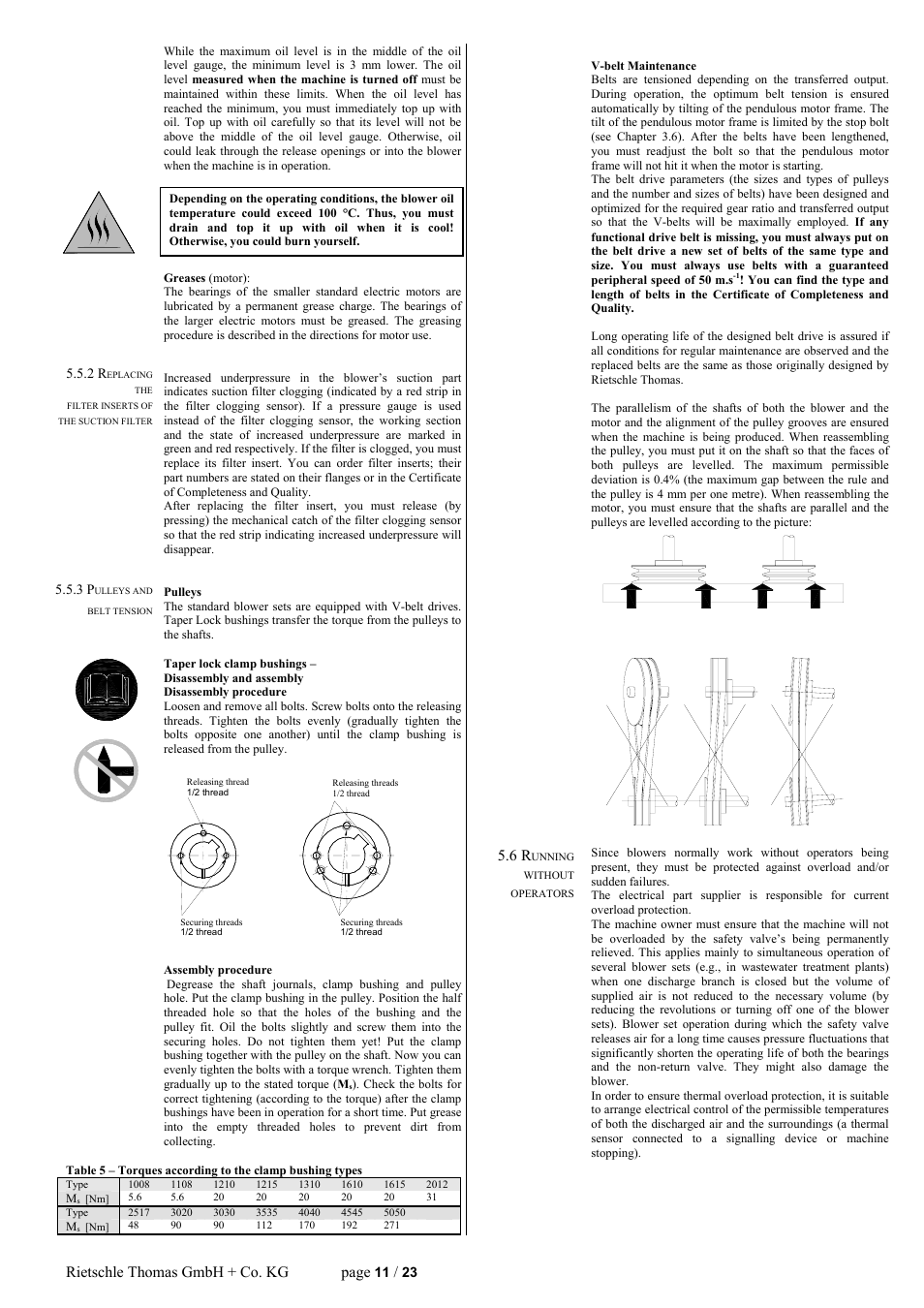 Rietschle thomas gmbh + co. kg page | Elmo Rietschle R-WPB User Manual | Page 11 / 23