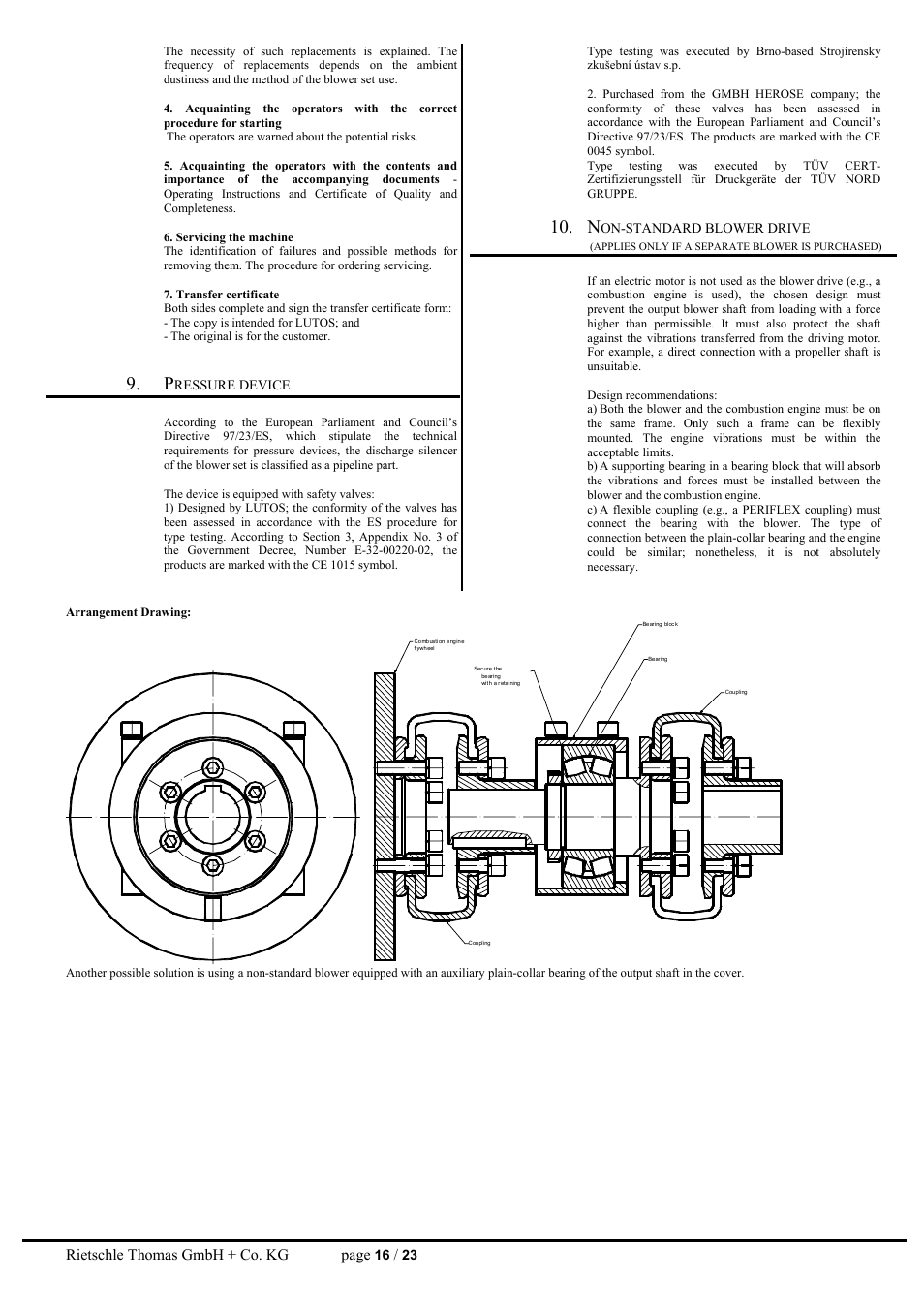 Rietschle thomas gmbh + co. kg page | Elmo Rietschle R-WPB User Manual | Page 16 / 23