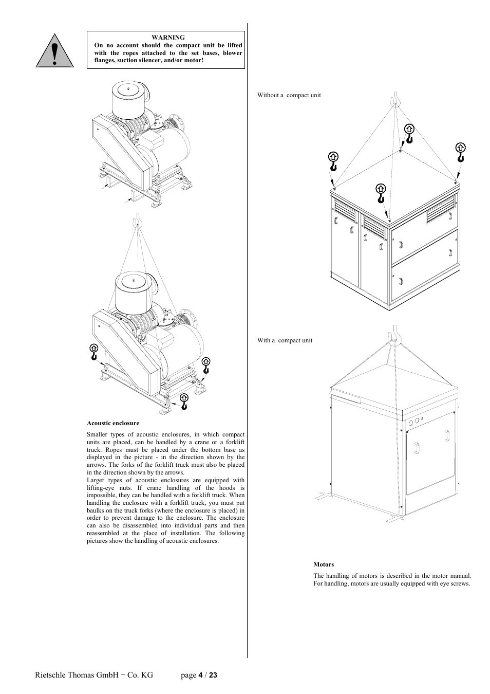 Elmo Rietschle R-WPB User Manual | Page 4 / 23