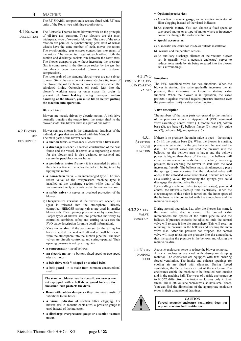 Elmo Rietschle R-WPB User Manual | Page 8 / 23