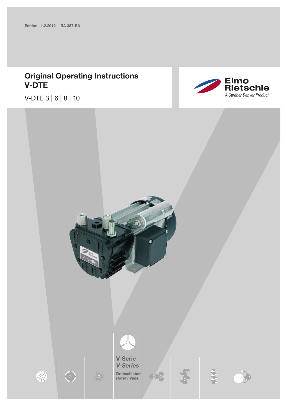 Elmo Rietschle V-DTE 3/6/8/10 User Manual | 28 pages