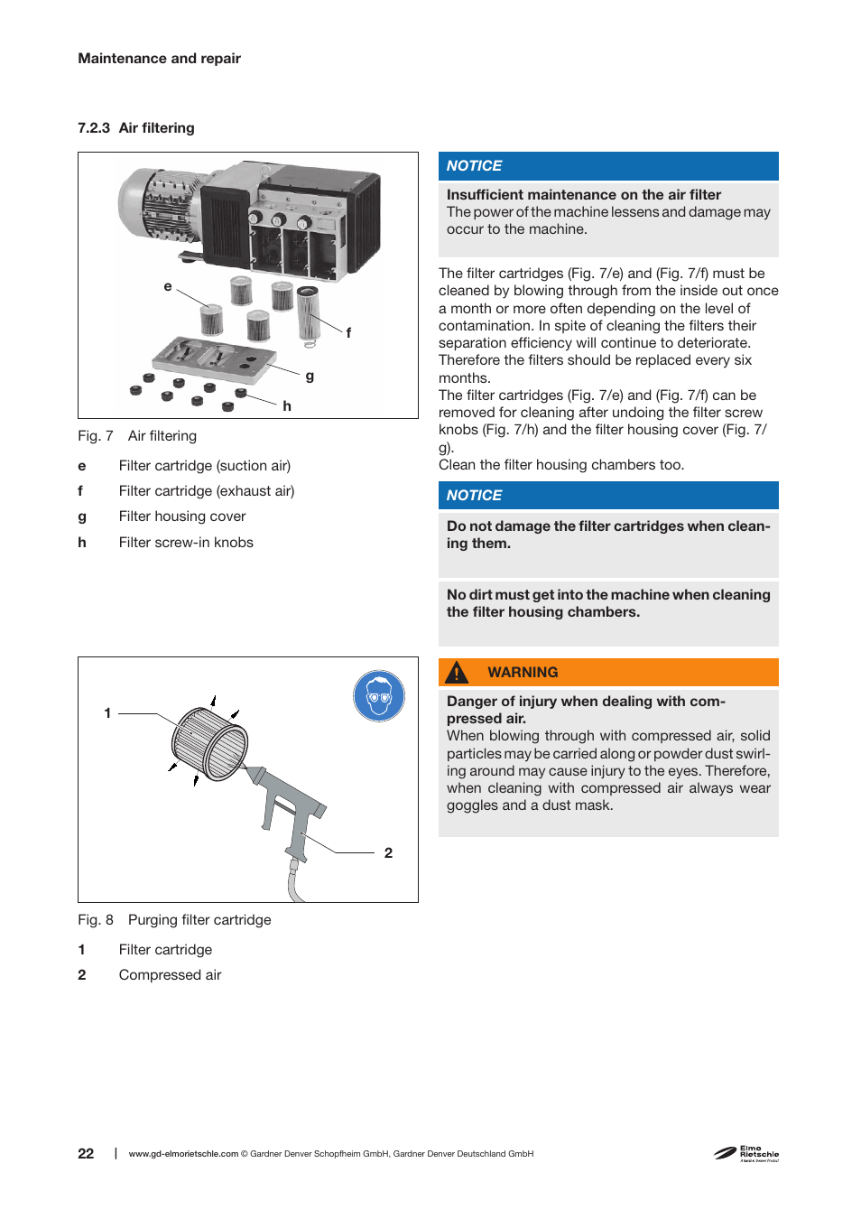Elmo Rietschle V-KTA 140/4 User Manual | Page 22 / 32