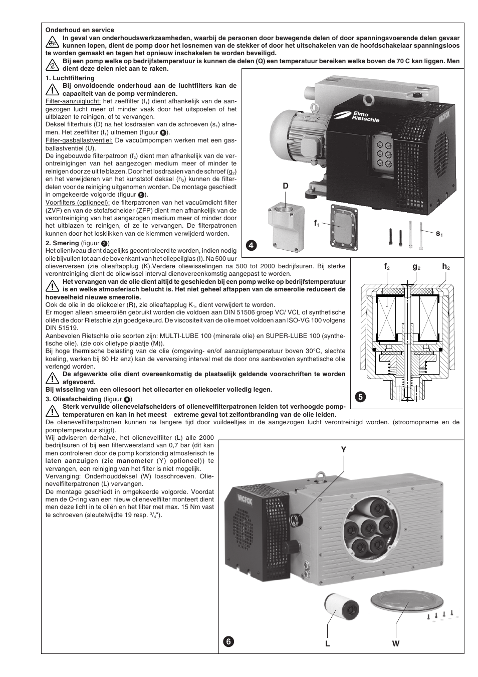 Ly w | Elmo Rietschle VC 200 User Manual | Page 23 / 40
