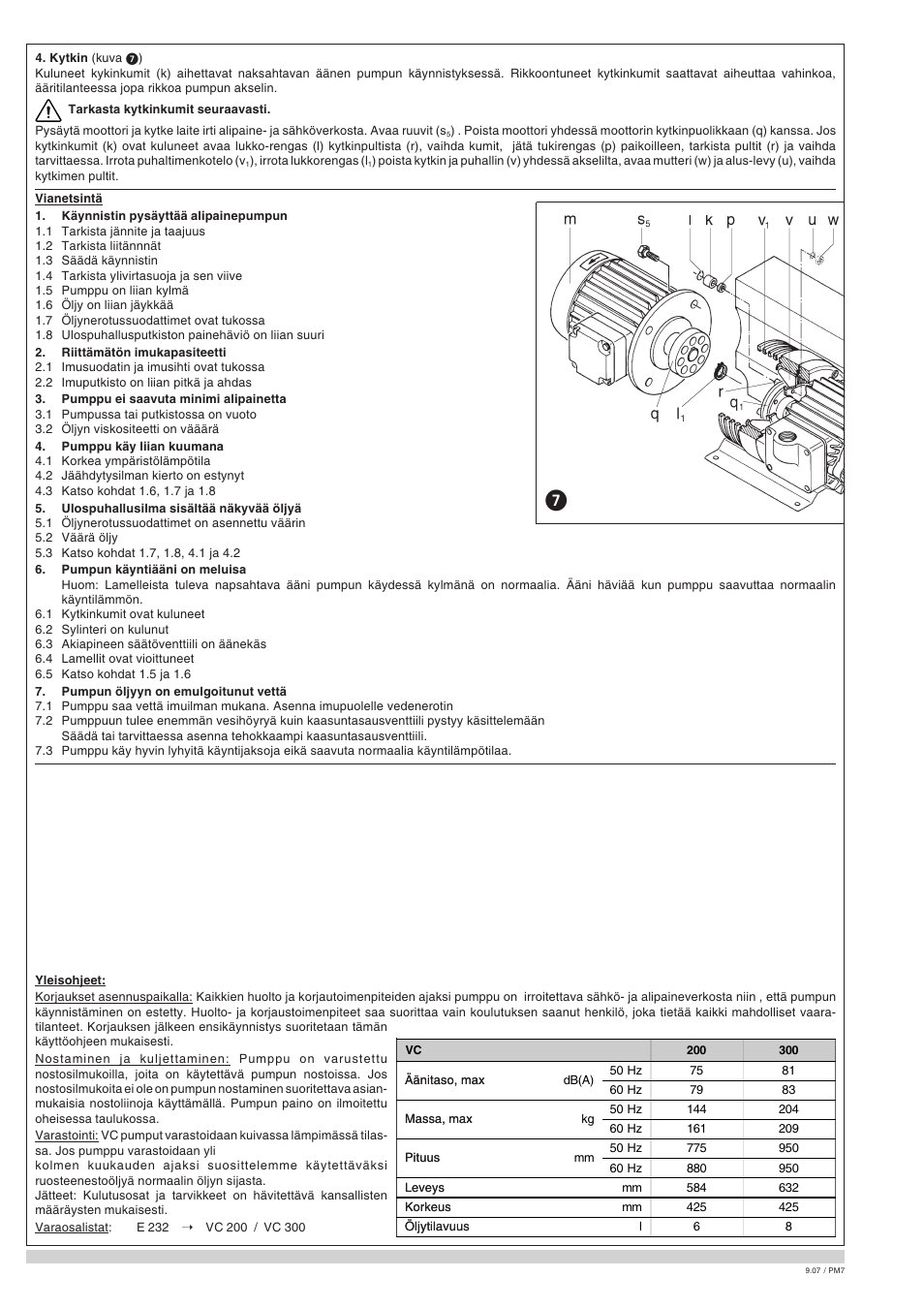 Elmo Rietschle VC 200 User Manual | Page 40 / 40