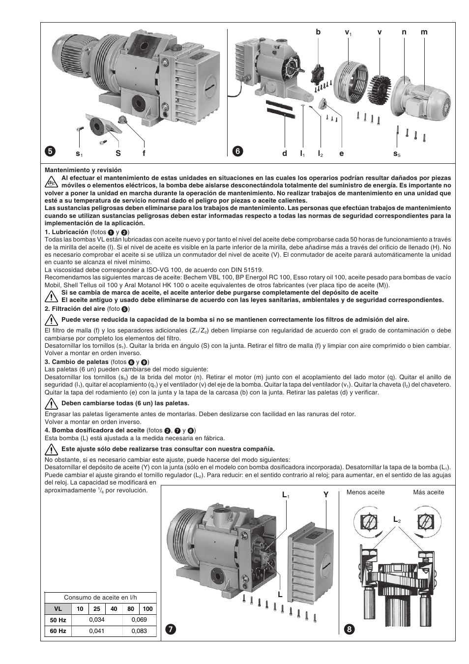 Sf s, Eb n m s | Elmo Rietschle V-VL 10/25/40/80/100 User Manual | Page 27 / 32