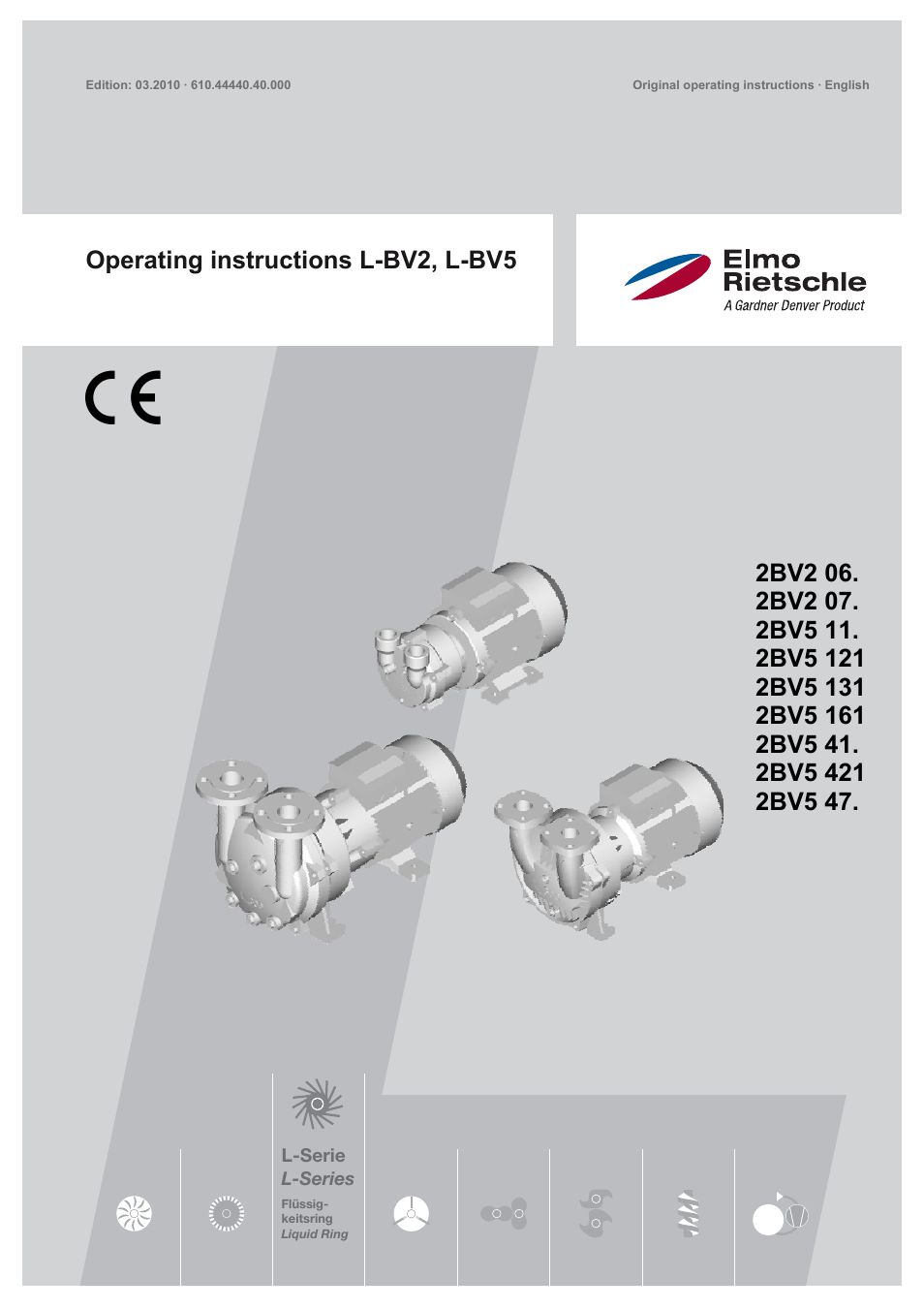 Elmo Rietschle L-BV5 Operating instructions User Manual | 32 pages