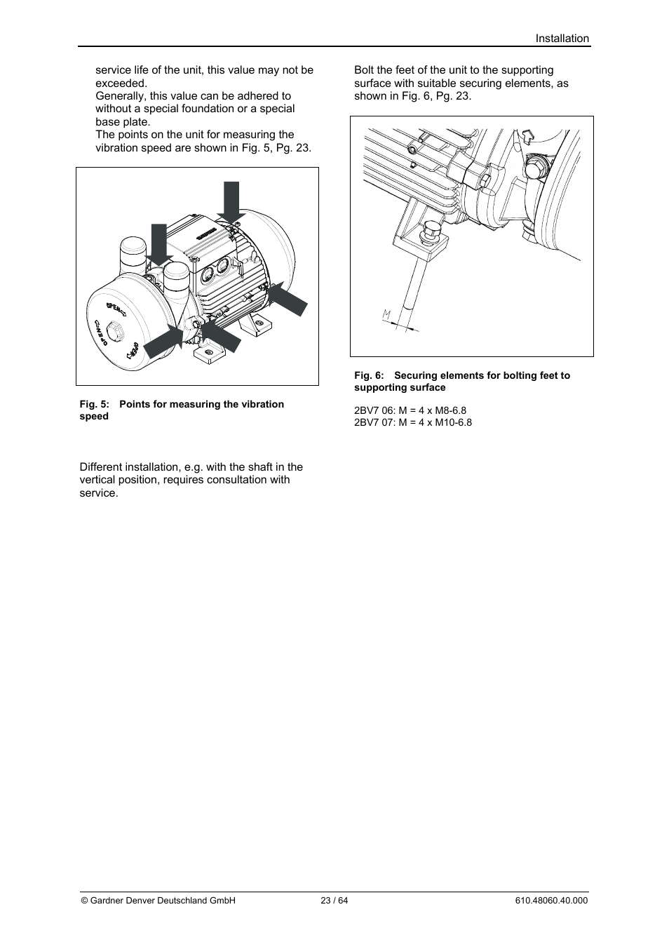 Elmo Rietschle L-BV7 User Manual | Page 23 / 64