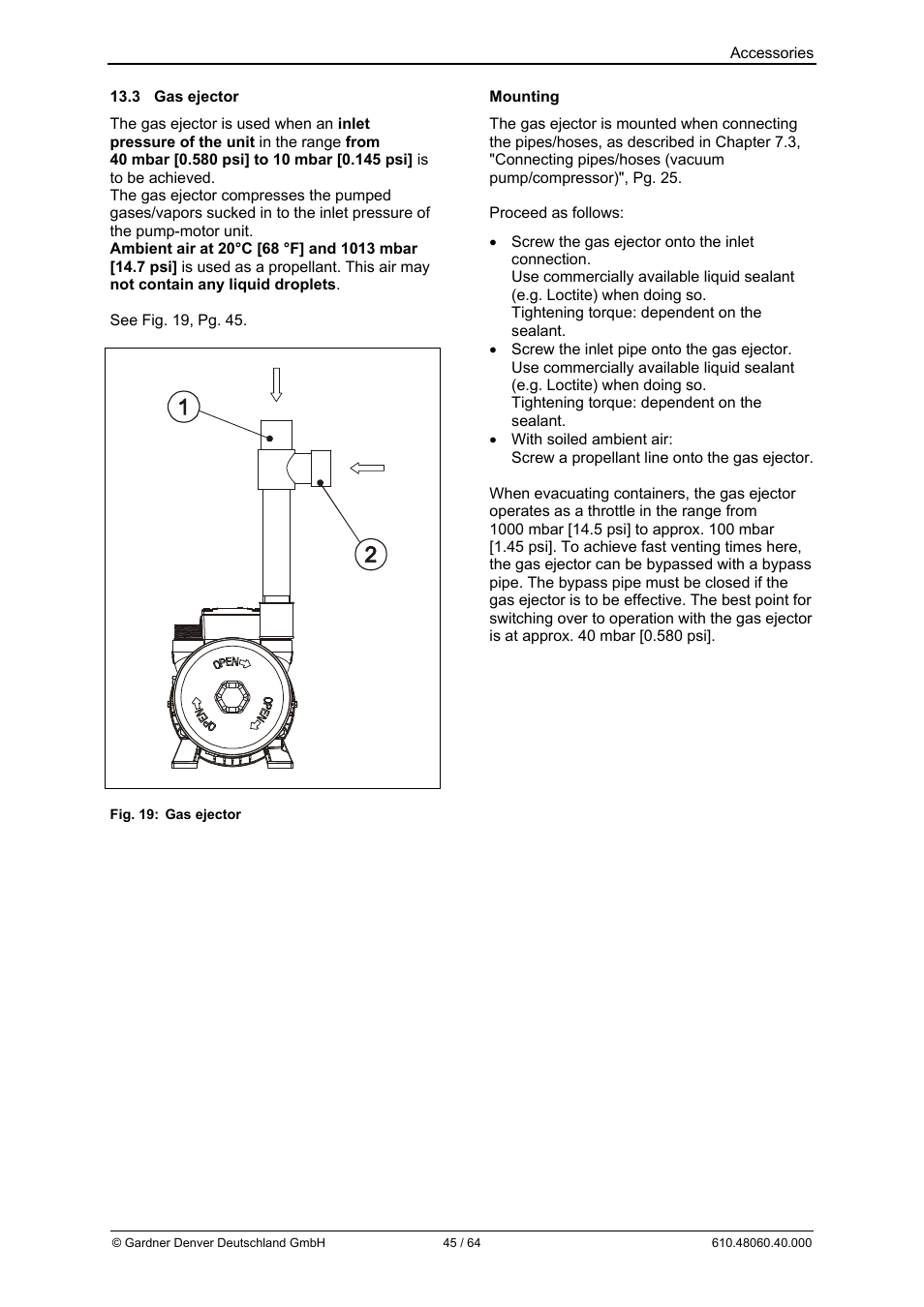 Elmo Rietschle L-BV7 User Manual | Page 45 / 64