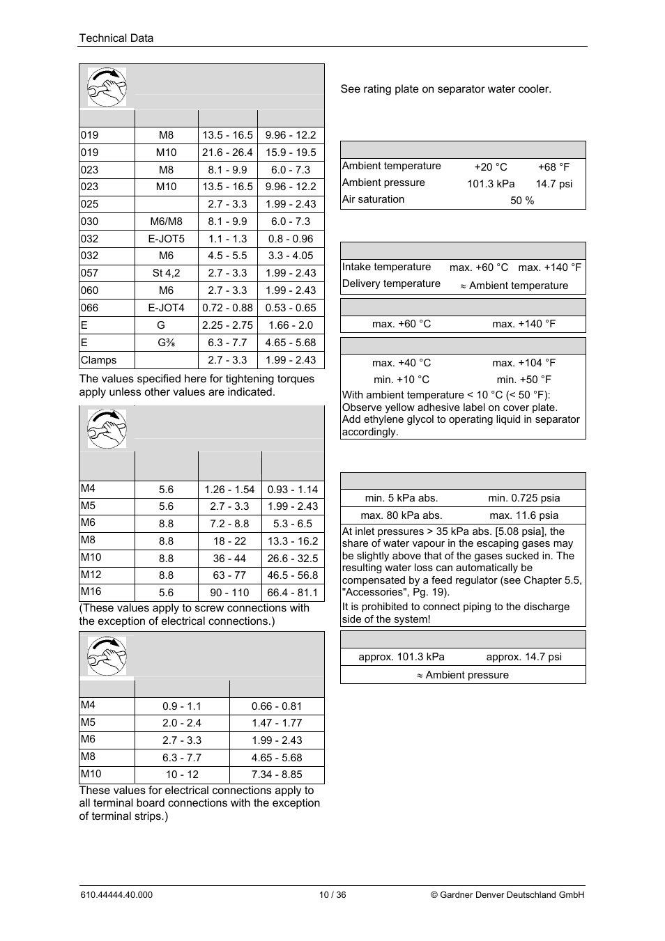 Elmo Rietschle L-BL2 User Manual | Page 10 / 36