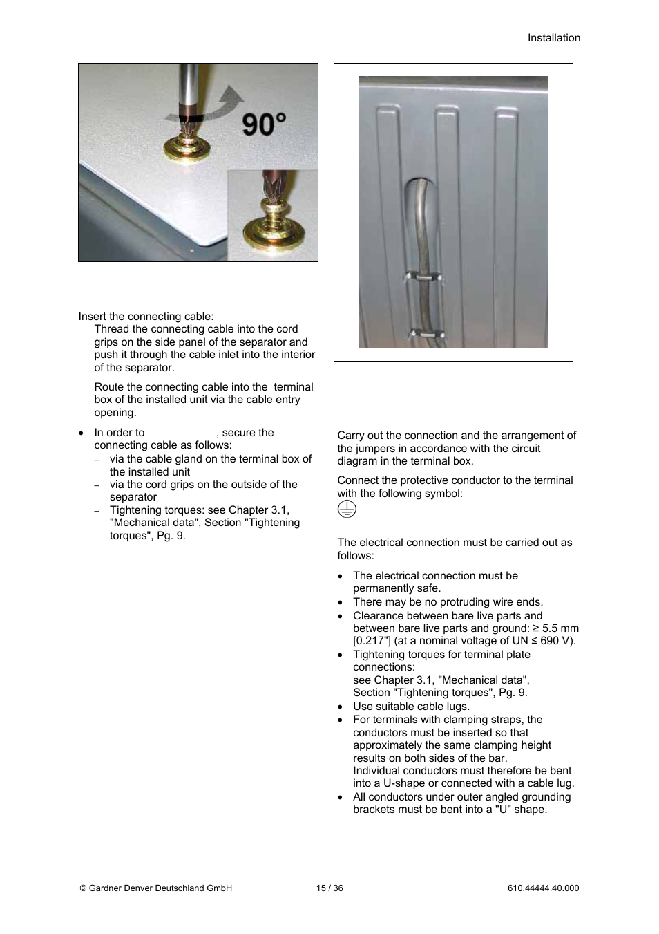 Elmo Rietschle L-BL2 User Manual | Page 15 / 36