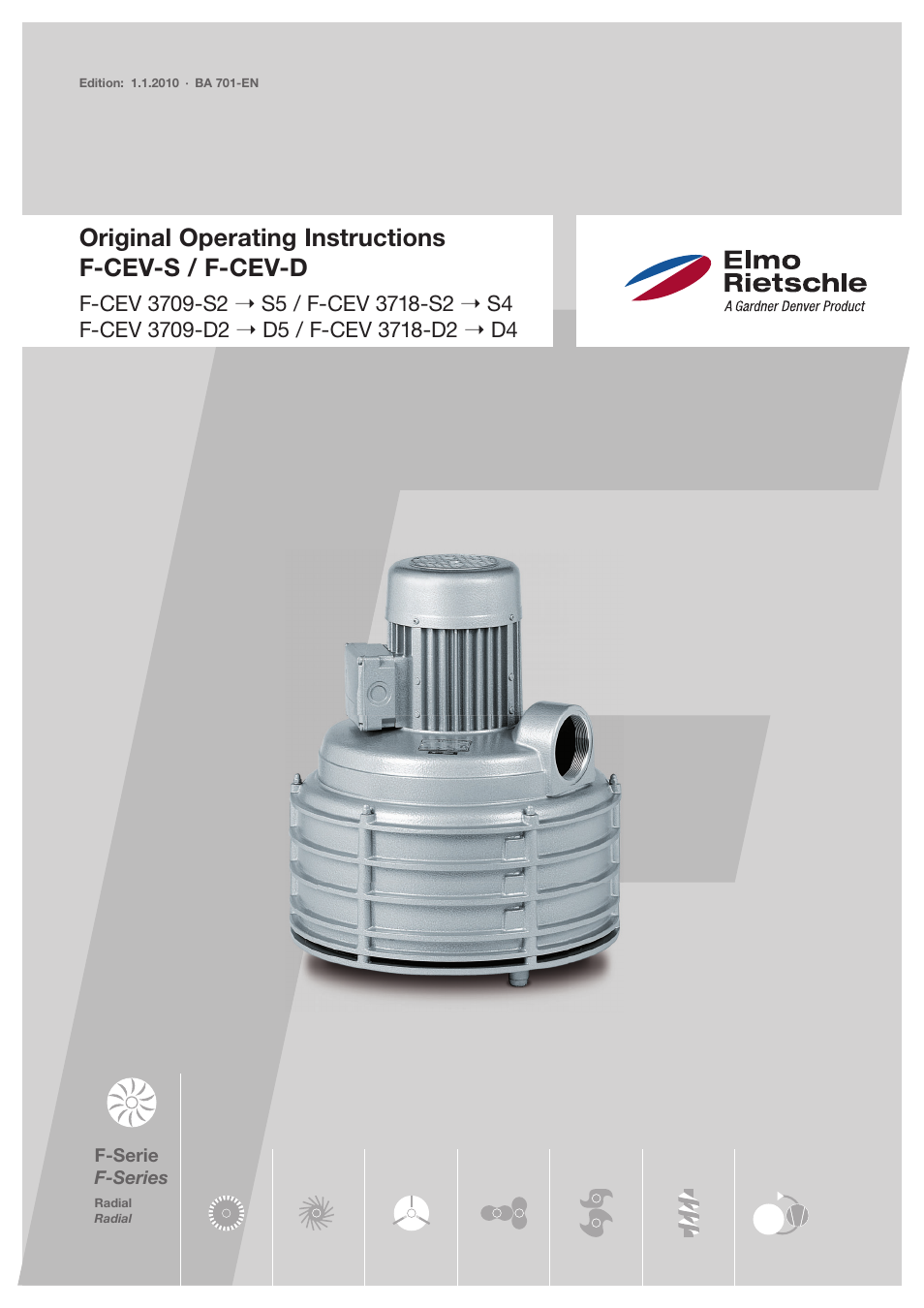 Elmo Rietschle F-CEV-D User Manual | 26 pages