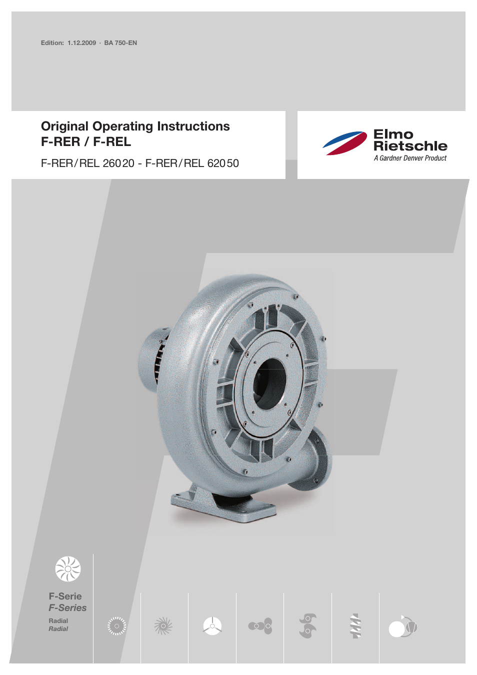 Elmo Rietschle F-REL User Manual | 28 pages