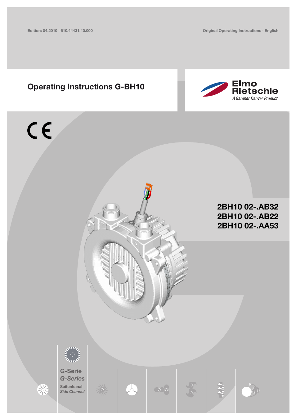 Elmo Rietschle G-BH10 User Manual | 30 pages