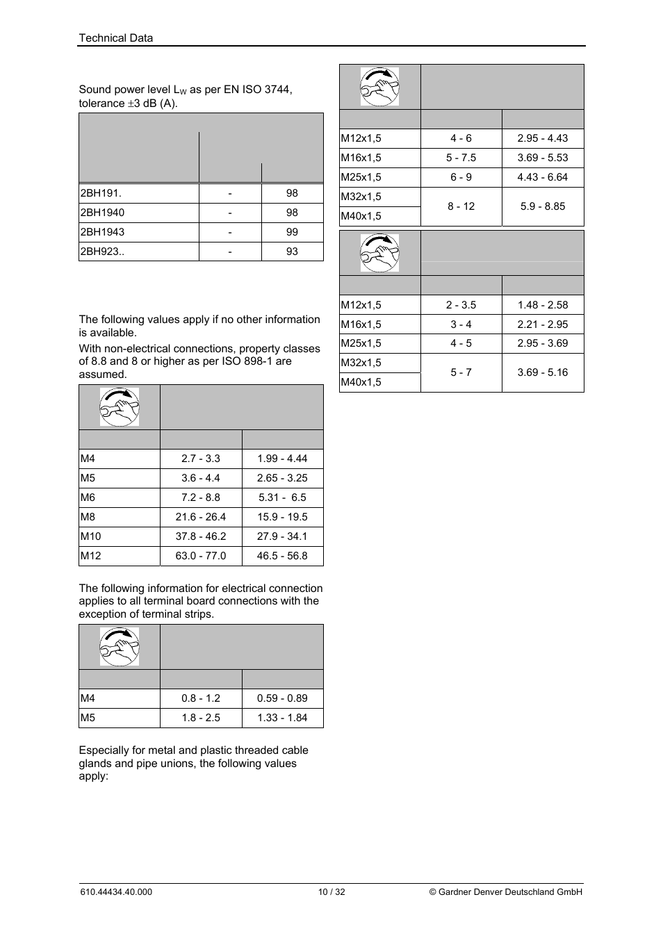 Elmo Rietschle G-BH9 User Manual | Page 10 / 32