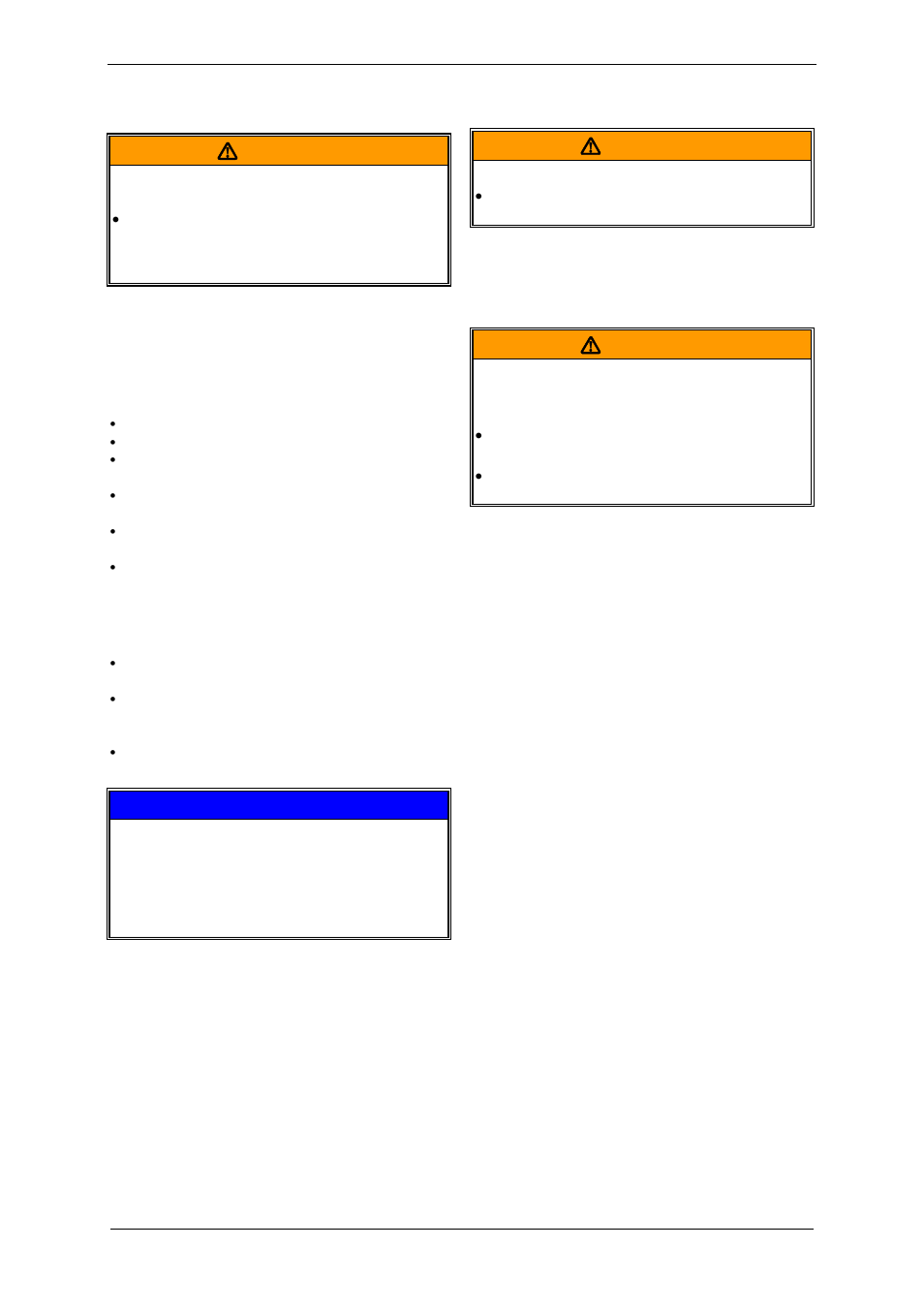 Warning, Caution, 13 ancillaries  warning | Elmo Rietschle G-BH1 Extra instruction manual User Manual | Page 7 / 12