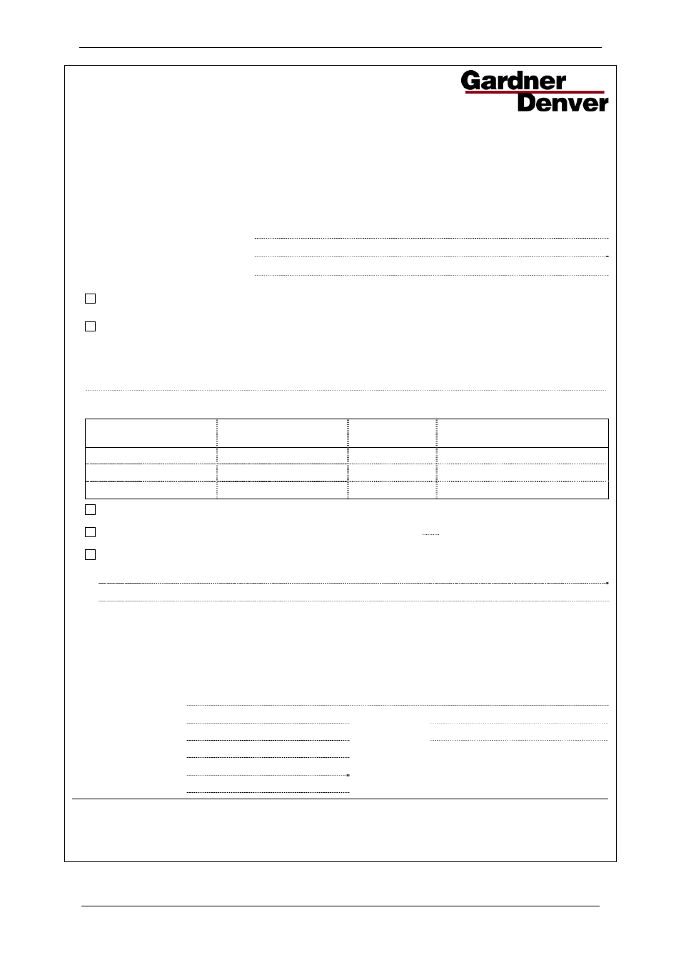 Form for statement on safety | Elmo Rietschle G-BH1 Extra instruction manual User Manual | Page 9 / 12