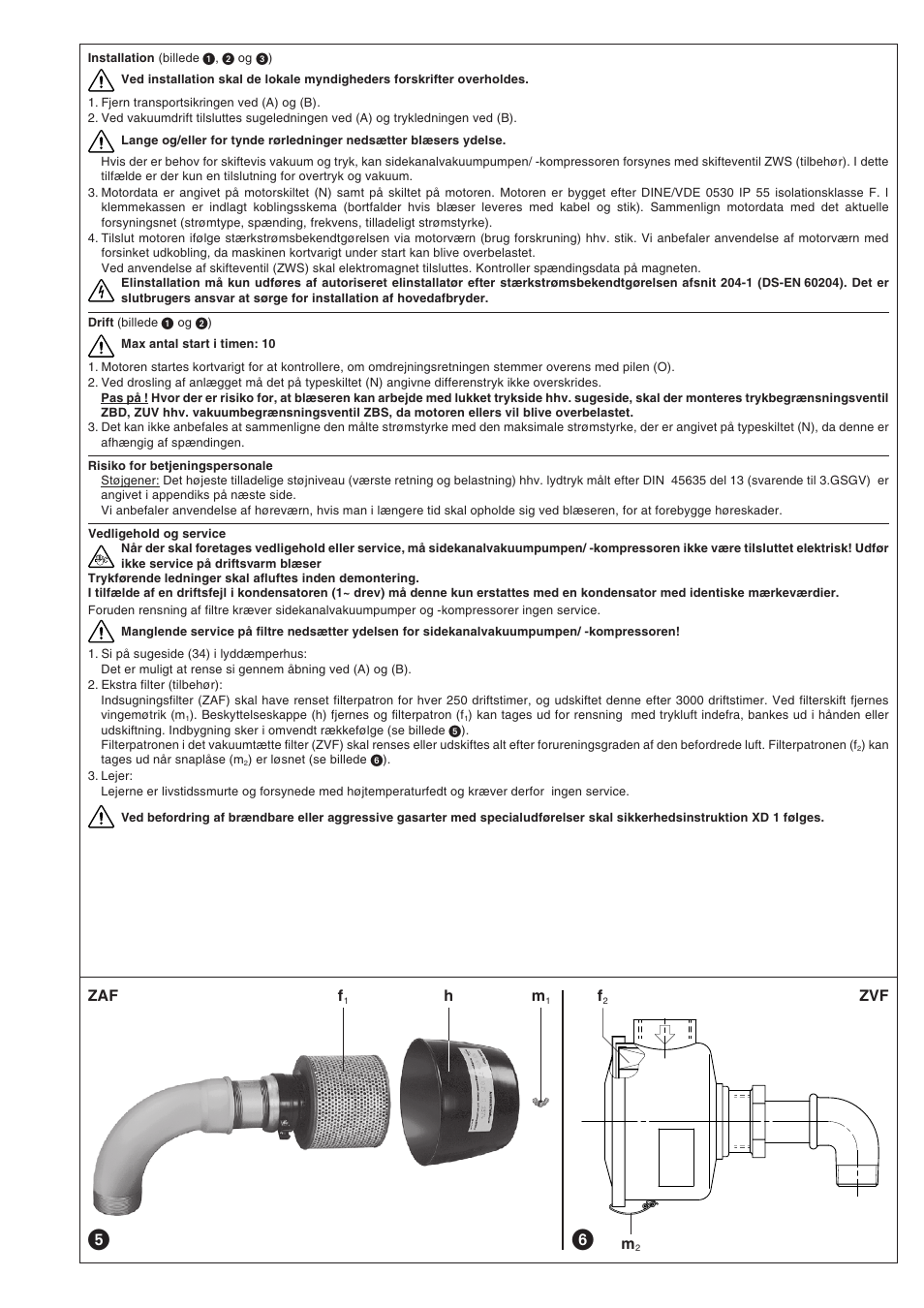 Zaf zvf | Elmo Rietschle G-SAH User Manual | Page 19 / 48