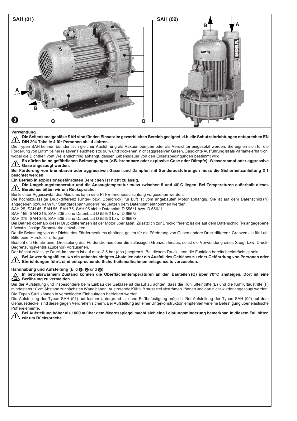 Elmo Rietschle G-SAH User Manual | Page 2 / 48