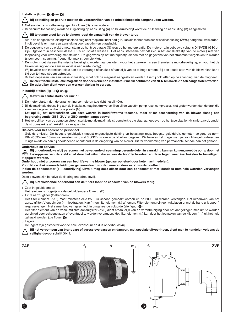Zaf zvf | Elmo Rietschle G-SAH User Manual | Page 23 / 48