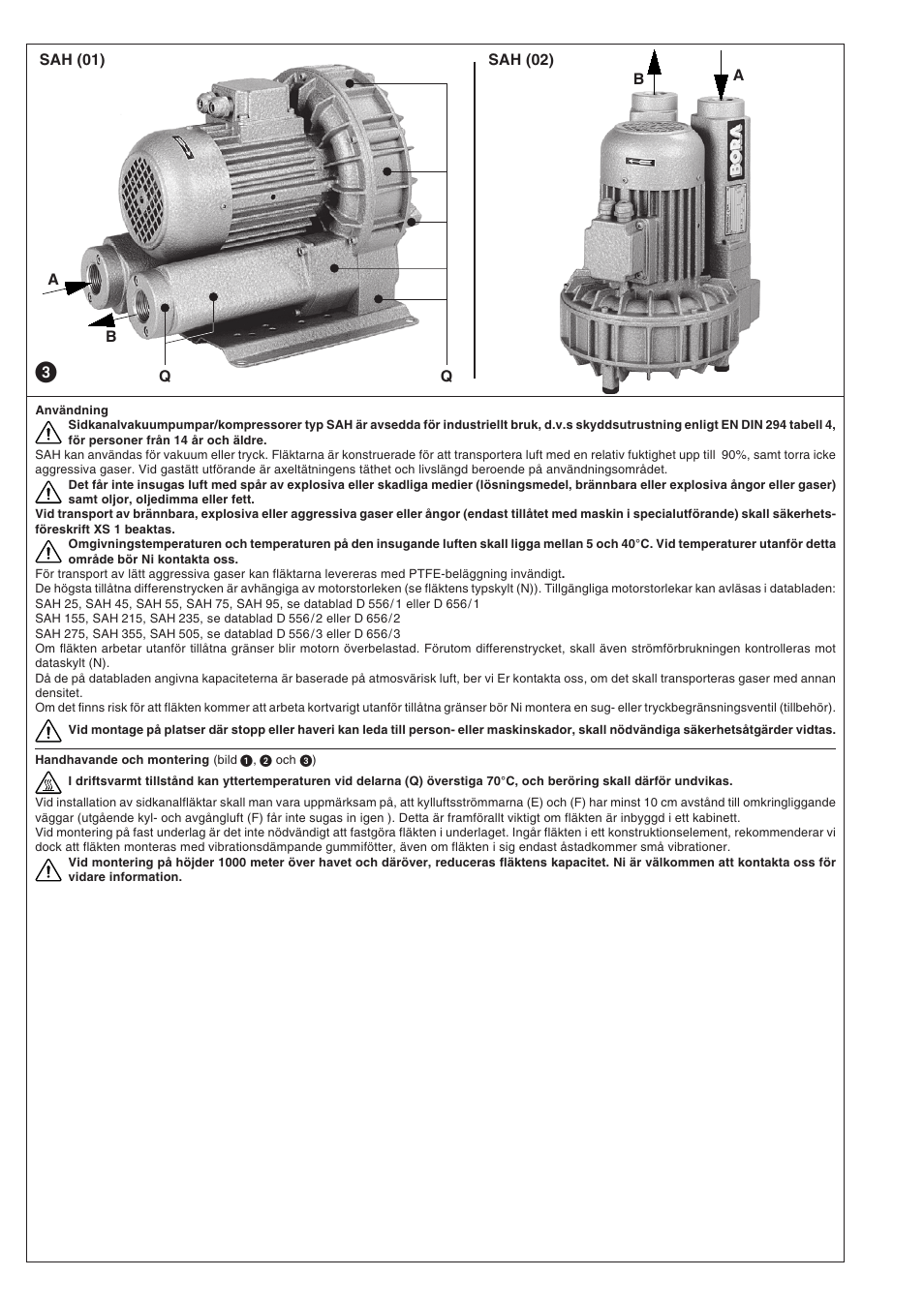 Elmo Rietschle G-SAH User Manual | Page 34 / 48