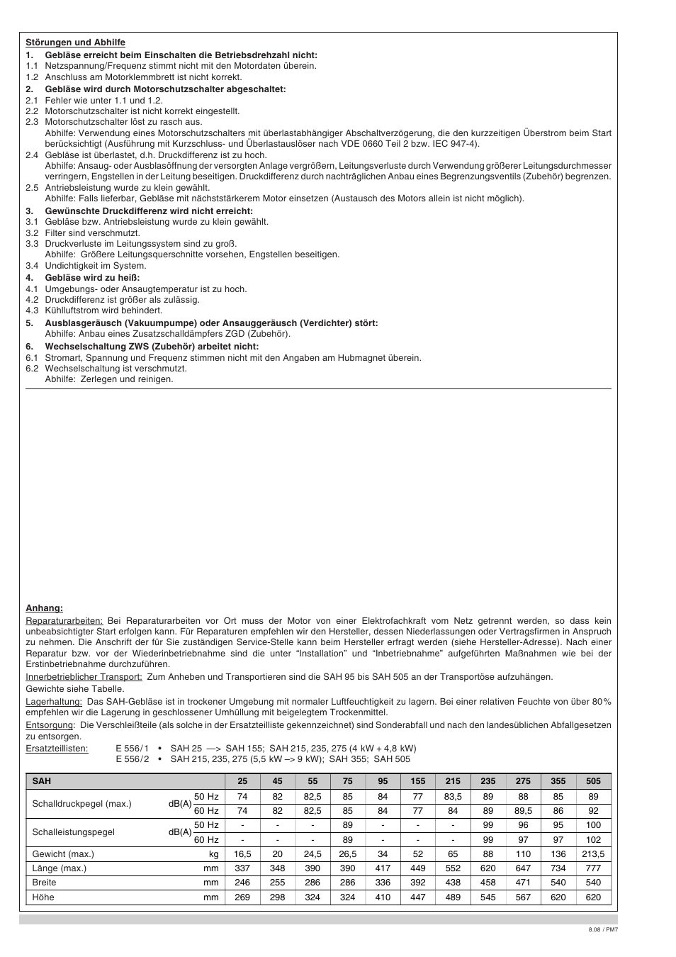 Elmo Rietschle G-SAH User Manual | Page 4 / 48