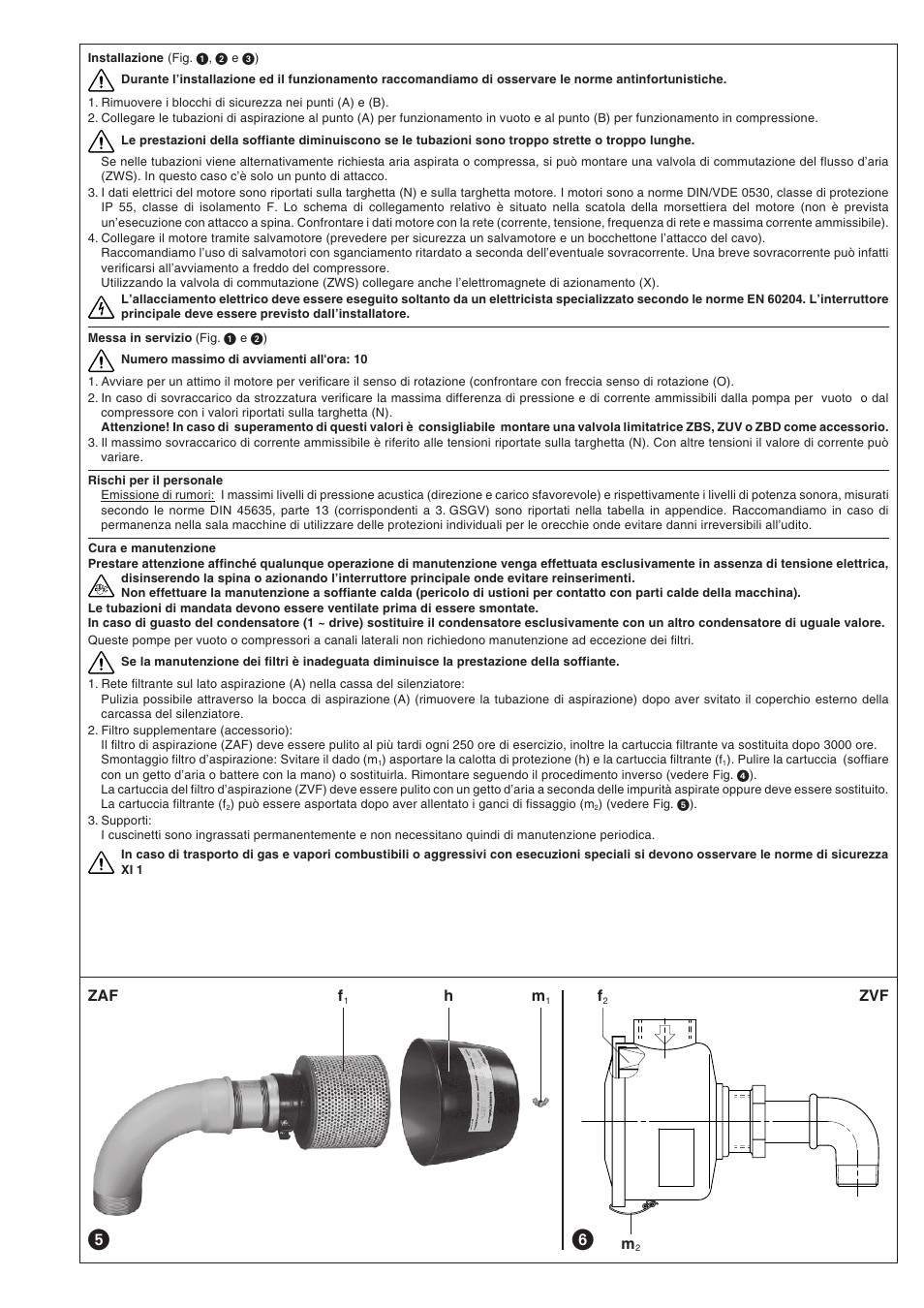 Zaf zvf | Elmo Rietschle G-SAP User Manual | Page 15 / 48