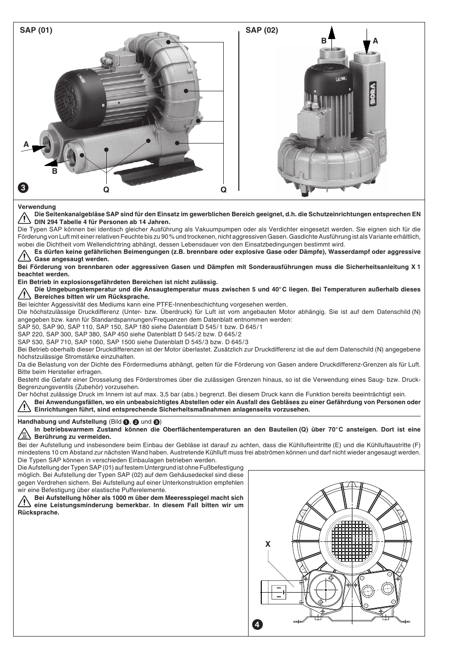 Elmo Rietschle G-SAP User Manual | Page 2 / 48