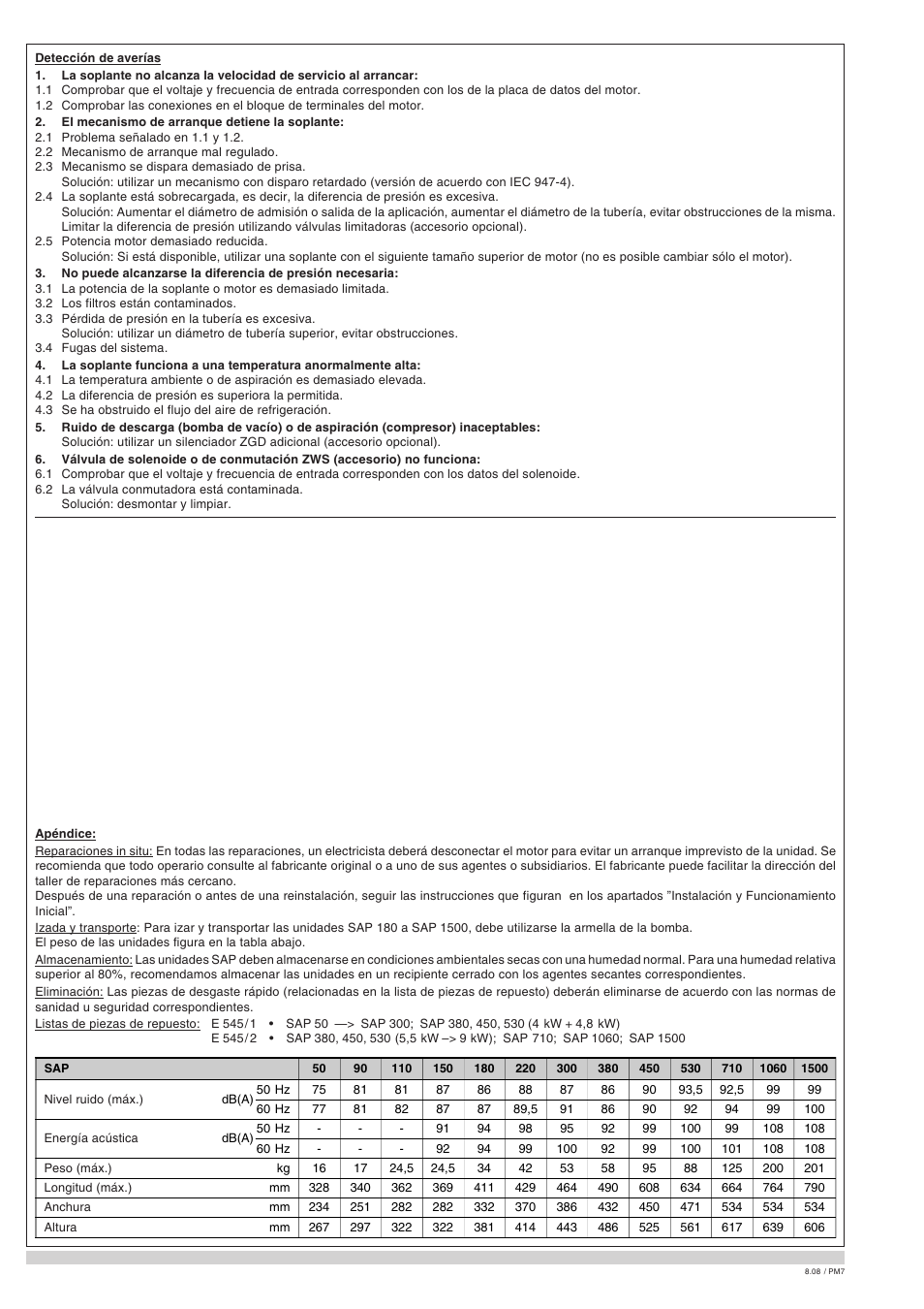 Elmo Rietschle G-SAP User Manual | Page 32 / 48