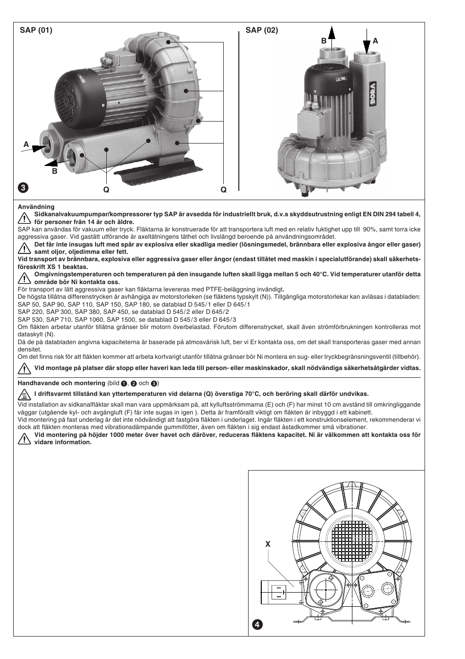 Elmo Rietschle G-SAP User Manual | Page 34 / 48