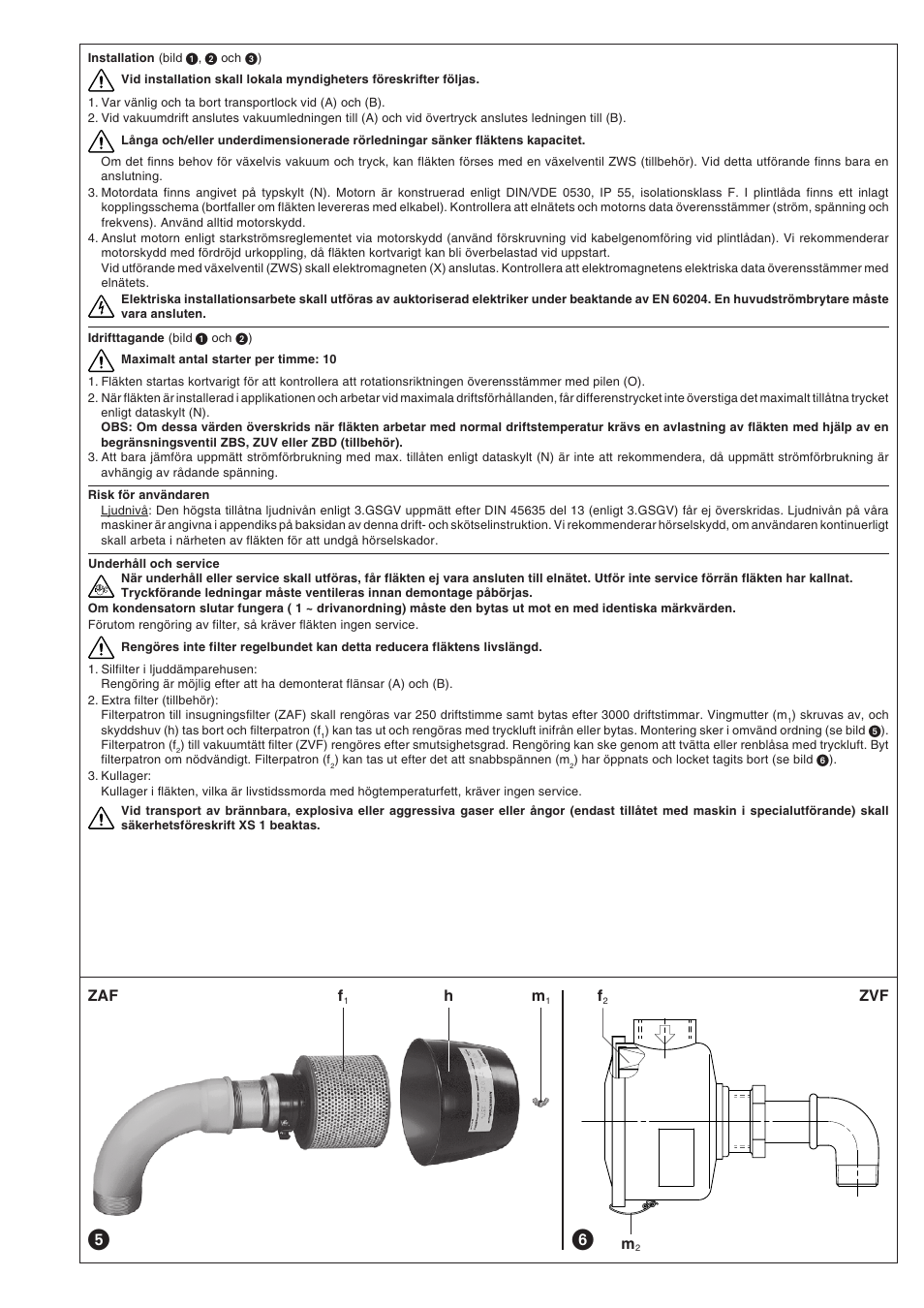 Zaf zvf | Elmo Rietschle G-SAP User Manual | Page 35 / 48