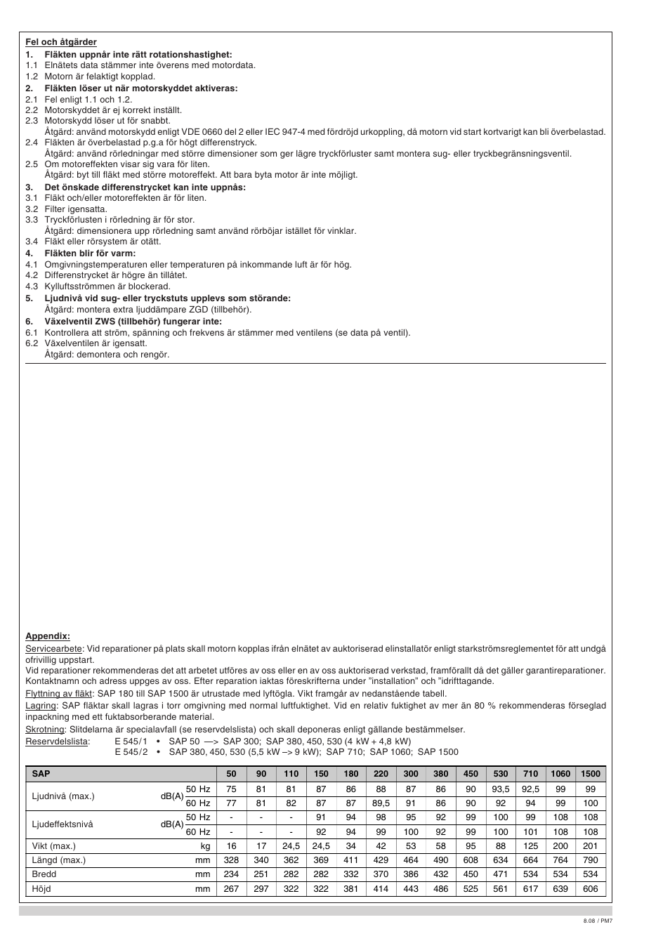 Elmo Rietschle G-SAP User Manual | Page 36 / 48