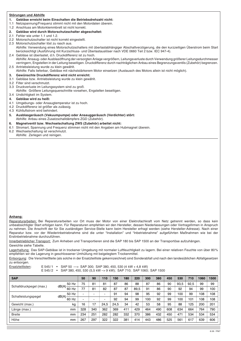 Elmo Rietschle G-SAP User Manual | Page 4 / 48