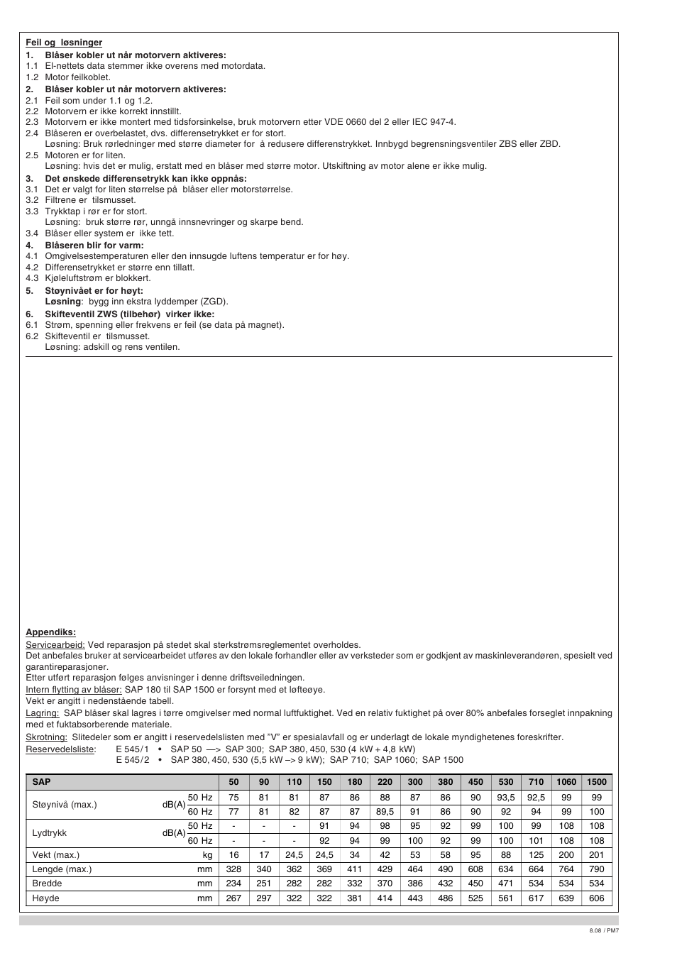 Elmo Rietschle G-SAP User Manual | Page 40 / 48