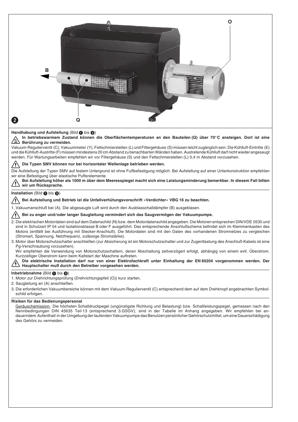 Elmo Rietschle G-SMV User Manual | Page 2 / 40