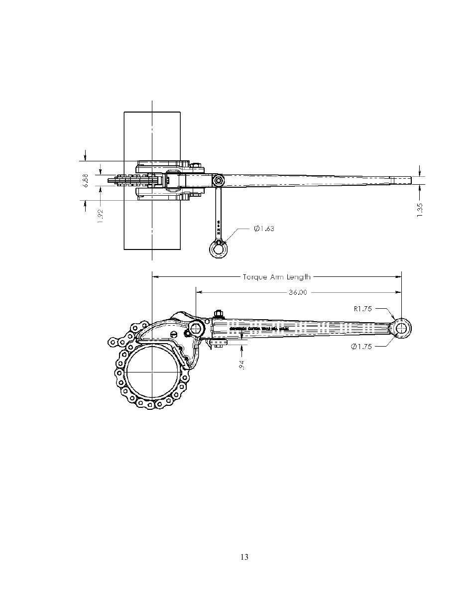 Dimensions | GEARENCH LA16H (2-2 chain) PETOL Bull Tong User Manual | Page 15 / 19