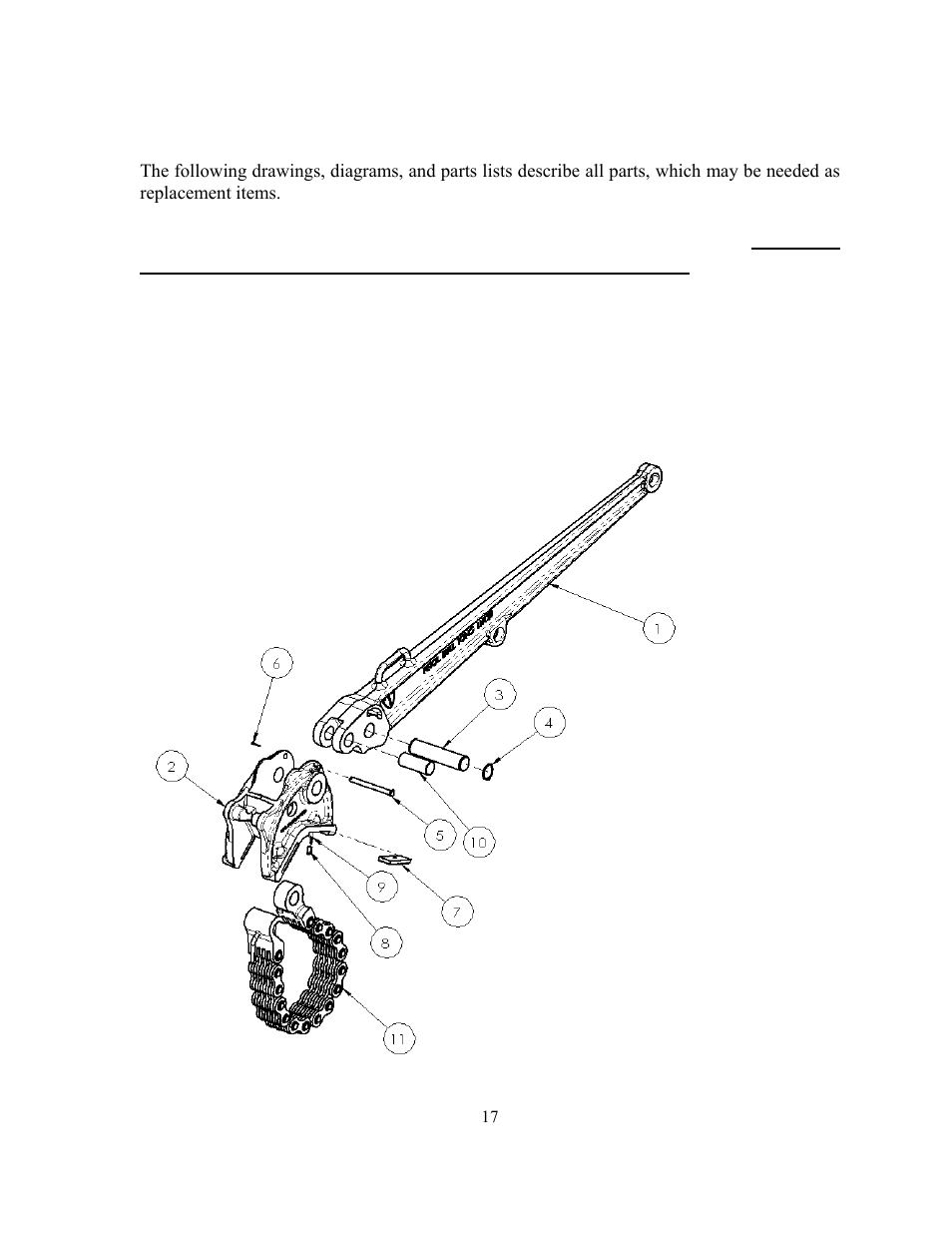 Parts list, Tong assembly parts list | GEARENCH LA120 PETOL Bull Tong User Manual | Page 19 / 21